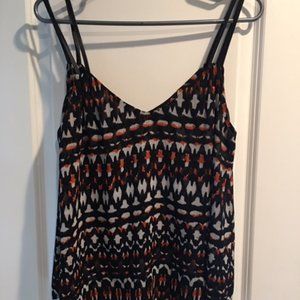 PJK leather trim tank top